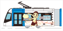 この夏『鉄道むすめラッピング電車』が富山ライトレールで運行!!